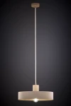 Rif Wood D30 lampa wisząca 1xE27 beż/naturalny 41870