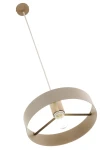 Rif Wood D30 lampa wisząca 1xE27 beż/naturalny 41870