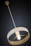 Rif Wood D30 lampa wisząca 1xE27 beż/naturalny 41870
