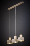 Rif Wood lampa wisząca 3xE27 beż/naturalny 4187