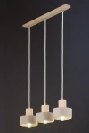 Rif Wood lampa wisząca 3xE27 beż/naturalny 4187