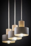 Rif Wood lampa wisząca 3xE27 beż/naturalny 4187