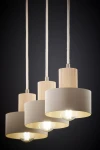 Rif Wood lampa wisząca 3xE27 beż/naturalny 4187