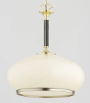 Astoria Imperial lampa wisząca 1xE27 złota-czarna 61714