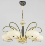 Astoria Imperial żyrandol 5xE27 złoty-czarny 63459