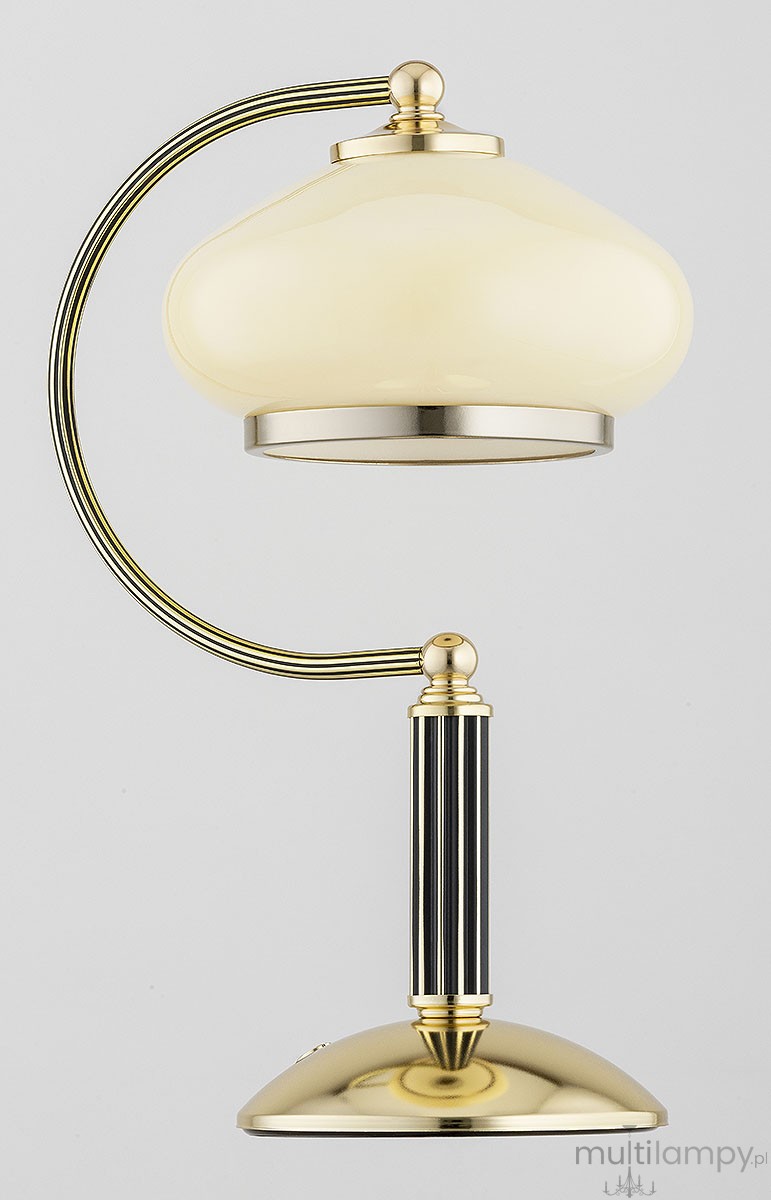 Astoria Imperial lampka stołowa 1xE27 złota-czarna 9463