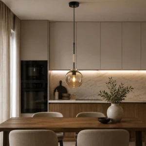 Verone lampa wisząca E27 czarna złota 61664