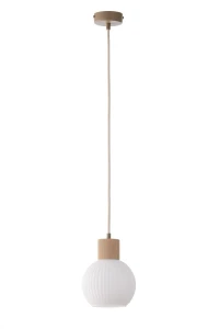 Alba lampa wisząca 1xE27 beżowa 41842