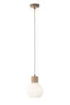 Alba lampa wisząca 1xE27 beżowa 41842