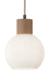 Alba lampa wisząca 1xE27 beżowa 41842