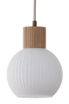 Alba lampa wisząca 1xE27 beżowa 41842