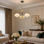 Astoria Imperial żyrandol 3xE27 złoty-czarny 62682