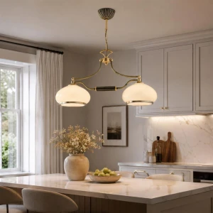 Astoria Imperial lampa wisząca 2xE27 złota-czarna 62683
