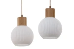 Alba lampa wisząca 2xE27 beżowa 41843