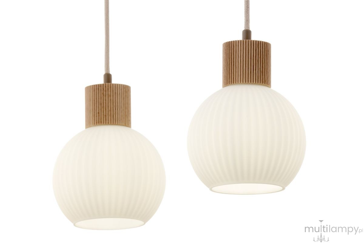 Alba lampa wisząca 2xE27 beżowa 41843