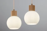Alba lampa wisząca 2xE27 beżowa 41843