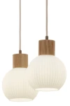 Alba lampa wisząca 2xE27 beżowa 41843