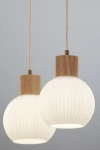 Alba lampa wisząca 2xE27 beżowa 41843