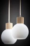 Alba lampa wisząca 2xE27 beżowa 41843