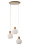 Alba lampa wisząca 3xE27 beżowa 41844