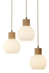 Alba lampa wisząca 3xE27 beżowa 41844