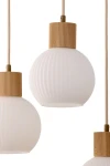 Alba lampa wisząca 3xE27 beżowa 41844