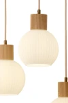 Alba lampa wisząca 3xE27 beżowa 41844