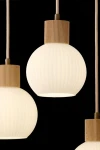Alba lampa wisząca 3xE27 beżowa 41844