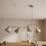 Zelta Midi lampa wisząca 4xE27 beżowa 63420