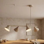 Zelta Midi lampa wisząca 4xE27 beżowa 63420