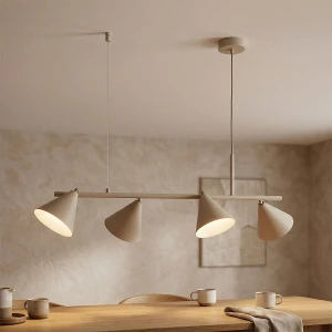 Zelta Midi lampa wisząca 4xE27 beżowa 63420
