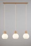 Alba lampa wisząca 3xE27 beżowa 41845
