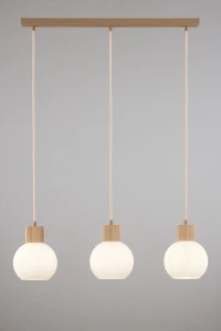 Alba lampa wisząca 3xE27 beżowa 41845