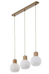 Alba lampa wisząca 3xE27 beżowa 41845