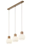 Alba lampa wisząca 3xE27 beżowa 41845