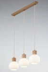Alba lampa wisząca 3xE27 beżowa 41845