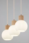 Alba lampa wisząca 3xE27 beżowa 41845