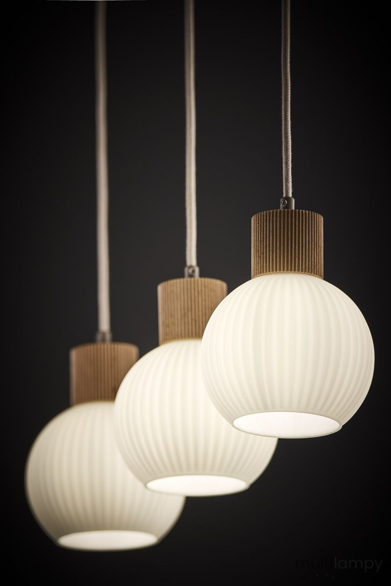 Alba lampa wisząca 3xE27 beżowa 41845