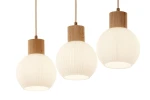 Alba lampa wisząca 3xE27 beżowa 41845