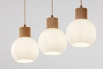 Alba lampa wisząca 3xE27 beżowa 41845