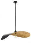 Leaf lampa wisząca 1xE27 czarna/złota 41918