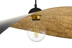Leaf lampa wisząca 1xE27 czarna/złota 41918