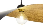 Leaf lampa wisząca 1xE27 czarna/złota 41918