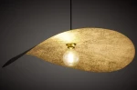 Leaf lampa wisząca 1xE27 czarna/złota 41918