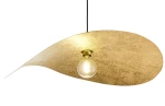 Leaf lampa wisząca 1xE27 czarna/złota 41918