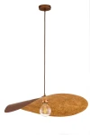 Leaf lampa wisząca 1xE27 brązowa/miedź 41920