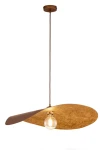 Leaf lampa wisząca 1xE27 brązowa/miedź 41920