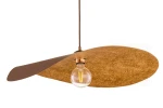 Leaf lampa wisząca 1xE27 brązowa/miedź 41920