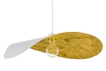 Leaf lampa wisząca 1xE27 biała/złota 41921