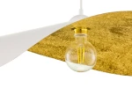 Leaf lampa wisząca 1xE27 biała/złota 41921